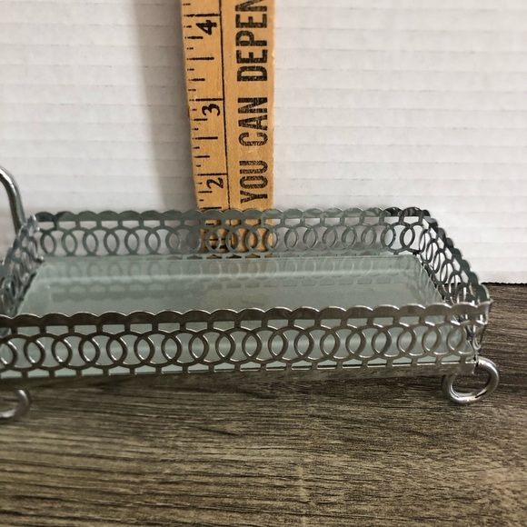 Intricate Silver Vanity Tray - Picture 12 of 13